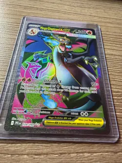 Pokemon Mega Charizard X EX 109/094 Me02: Phantasmal Flames Ultra Rare Holo EN - Image 3