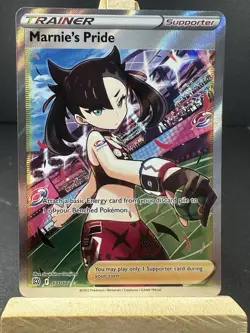 Marnie's Pride Pokemon Brilliant Stars 171/172 Full Art Ultra Rare NM - Image 1