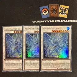 YUGIOH ADAMANCIPATOR RISEN DRAGITE ULTRA RARE MP21-EN232 1ST EDITION X3 - Image 1