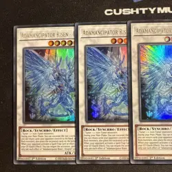YUGIOH ADAMANCIPATOR RISEN DRAGITE ULTRA RARE MP21-EN232 1ST EDITION X3 - Image 2