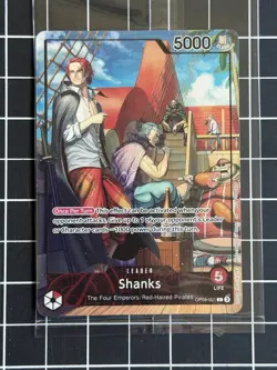 Shanks (2025 PSA Magazine Promo) OP09-001 One Piece Promotion Cards Foil - Image 1