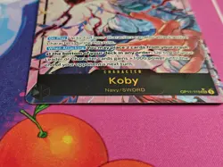 One Piece Koby (OP11-119) SR A Fist of Divine Speed Alt Art Secret Rare Foil - Image 3
