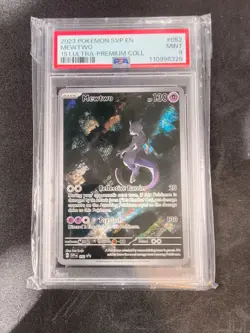 Mewtwo 052 Sv: Scarlet & Violet Promo Cards Holo Graded PSA 9 - Image 1