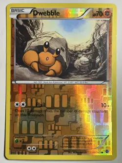 Dwebble Reverse Holo Boundaries Crossed 84/149 MP-LP Pokemon Card - Image 1