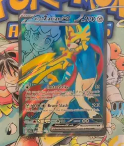 Hop's Zacian EX 176/159 Sv09: Journey Together Holo Pokemon Card - Image 1