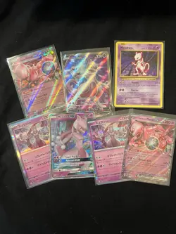 Mewtwo Lot Holos Pokemon Card Collection Vintage Reverse LOT Tcg Sleeved - Image 1