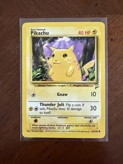 Pikachu 87/130 - Base Set 2 - WoTC Pokemon Card - Near Mint (NM) - Image 1