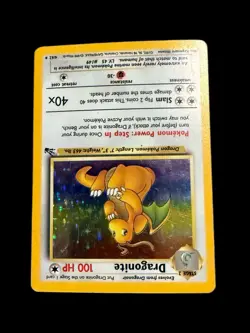 Pokemon TCG Dragonite Fossil Holo Card 4/62 Lp - Image 3