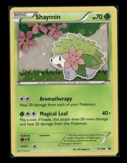 Shaymin - XY188 - Pokemon XY Promo Holo Rare Card LP - Image 1