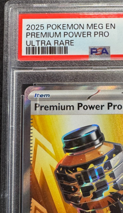 2025 Pokemon MEG EN Premium Power Pro #174 Ultra Rare 💎 PSA 9 Mint Trainer Card - Image 5