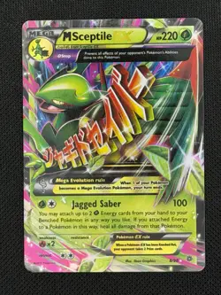 Mega M Sceptile EX (8/98) XY Ancient Origins Ultra Rare Holo Pokemon Card! - Image 1