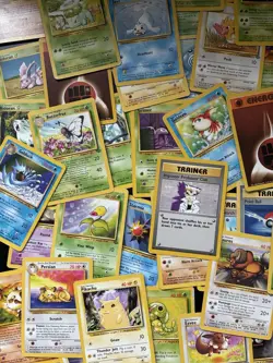 Vintage Pokemon Cards Bundle x 100 including base set 1999 WOTC - Image 3