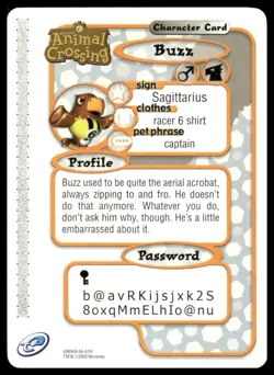 Animal Crossing Buzz #114 Near Mint - Exact Card Shown - Image 2