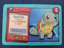 Squirtle Jr Adventure Game Card Pokemon Gamefreak Nintendo 1999 HP - Image 1