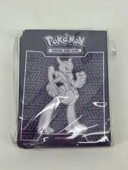 Pokemon Mega Mewtwo X Breakthrough Elite Trainer Box Card Sleeves 65 Count Read - Image 1