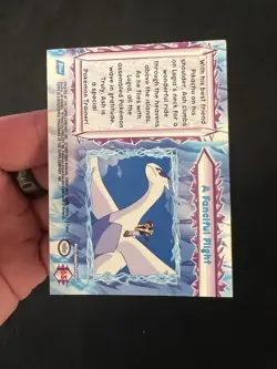 “Pokemon the Movie 2000” Topps Card - A Fanciful Flight Non Holo Blue Logo NM+ - Image 2