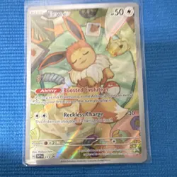 Pokemon Eevee Scarlet & Violet Promo Full Art Holo 50 HP 173 Basic Card - Image 1