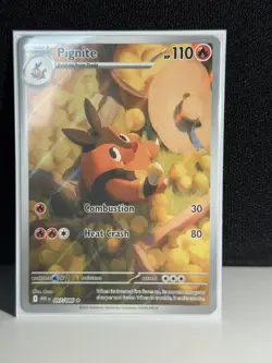 Pignite Illustration Rare IR 097/086 SV White Flare Pokemon Card English NM - Image 1