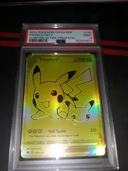 Pikachu V SWSH145 SWSH: Sword & Shield Promo Cards Holo PSA Grade 9 Mint - Image 1