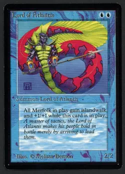 ***Beta Lord of Atlantis*** MTG Beta Magic Kid Icarus - Image 1