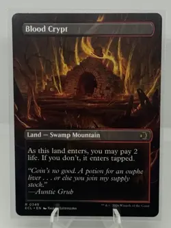 MTG - Blood Crypt #0349 (Borderless) - Lorwyn Eclipsed - NM - Regular - Image 2