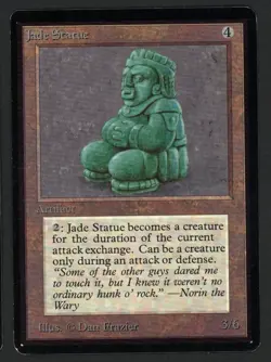 ***Beta Jade Statue*** MTG Beta Magic Kid Icarus - Image 1