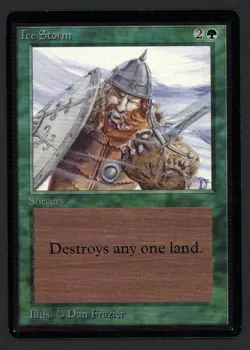 ***Beta Ice Storm*** MTG Beta Magic Kid Icarus - Image 1