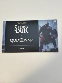 Magic the Gathering Secret Lair x Playstation GOD OF WAR NORSE Non-Foil - Image 1
