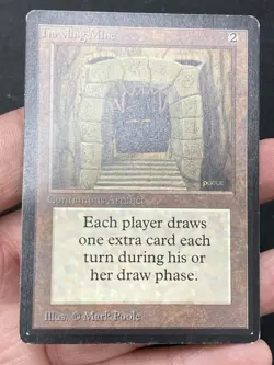 ***Beta Howling Mine (Light Indents)*** MTG Beta Magic Kid Icarus - Image 3