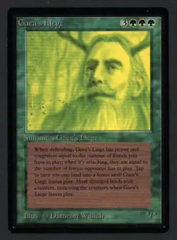 ***Beta Gaea's Liege*** MTG Beta Magic Kid Icarus - Image 1