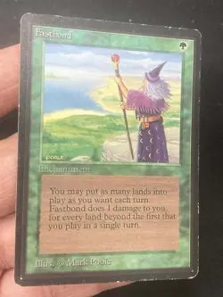 ***Beta Fastbond (Indent)*** MTG Beta Magic Kid Icarus - Image 3