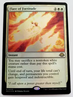 MTG Flare of Fortitude Foil - Modern Horizons 3 MH3 - NM - Image 1
