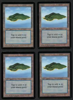 ***4x Beta Island*** MTG Beta Magic Kid Icarus - Image 1