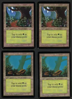 ***4x Beta Forest*** MTG Beta Magic Kid Icarus - Image 1