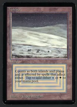 ***Beta Tundra*** MTG Beta Magic Kid Icarus - Image 1