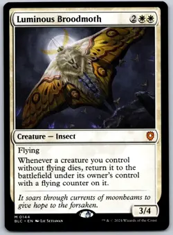 Luminous Broodmoth M Commander: Bloomburrow 144 NM - Image 1