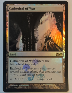 {1x} ~ Cathedral of War ~ *FOIL* NM M13 Buy-A-Box Promos Rare Land *Startropic* - Image 1