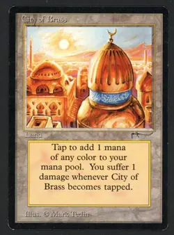 ***City of Brass*** MTG Arabian Nights Magic Kid Icarus - Image 1