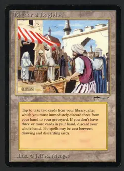 ***Bazaar of Baghdad*** MTG Arabian Nights Magic Kid Icarus - Image 1