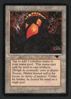 ***Mishra's Workshop*** MTG Antiquities Magic Kid Icarus - Image 1