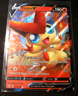 VICTINI V 2021 Pokemon Sword and Shield Battle Styles #21 Holofoil URR NM-MT - Image 1