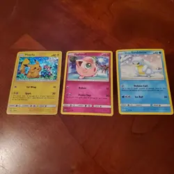 Pokemon Sun and Moon Booster Pack Open Pickachu Jigglypuff Sandshrew - Image 2
