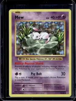 2016 Pokemon XY Evolutions Mew Holo #53/108 - Image 1