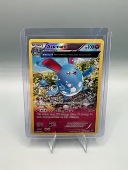 Pokemon TCG Azumarill XY Primal Clash 104/160 Holo Rare Semi Full Art NM/LP - Image 1