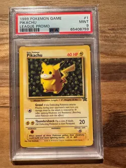 Pokemon League Black Star Promo Pikachu #1 Rare 🔥PSA 9 # 65408759 - Image 1