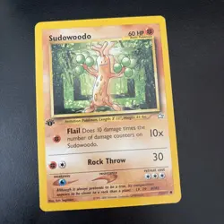 2000 Pokemon 1st Edition Neo Genesis Sudowoodo | Pack Fresh - Image 1