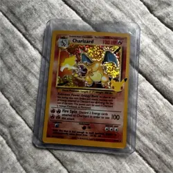 Pokemon Charizard 004/102 Base Set Holo Rare 120 HP Stage 2 Card - Image 1