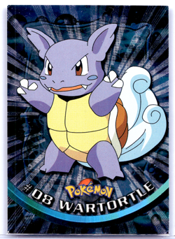 Wartortle #08 Topps Series 2 Holo-Foil Blue Logo Pokemon TCG LP - Image 1