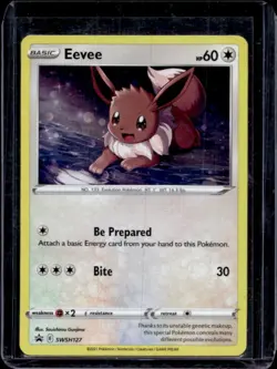 2019-2023 Pokemon SWSH Black Star Promos Eevee Holo #SWSH127 - Image 1
