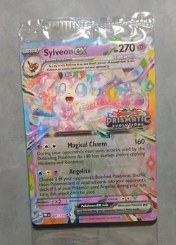 Pokemon Prismatic Evolutions Sylveon ex 041/131 Surprise Box Stamped Sealed - Image 2